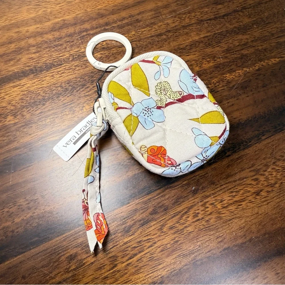 Vera Bradley Women’s Outlet Cotton Essential Bag Charm for AirPods Abuzz